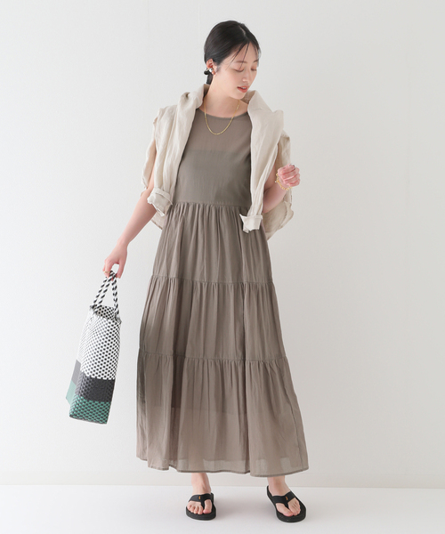 【kana】 ベロアボウタイ裾ティアードワンピース Aya｜Kanaのドレスを使ったコーディネート - WEAR