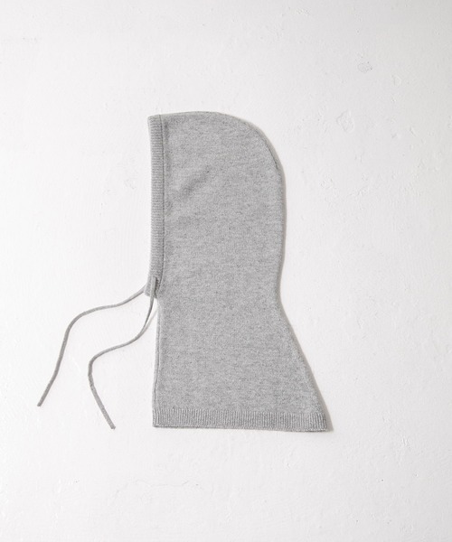 【未使用・タグ付】wool cashmere バラクラバ/グレー ADAM ET ROPÉ FEMME(アダム エ ロペ ファム) / ウールカシミヤ