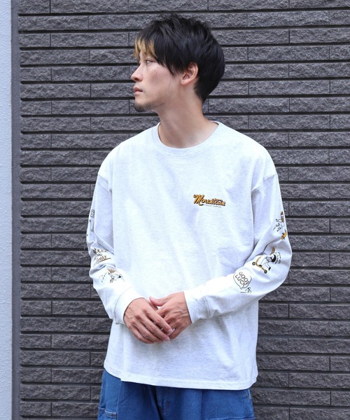 Tシャツ Tシャツ Loot Box ゆる袖イラストプリントロングtシャツ ユニセックス Zozotown Yahoo 店 通販 Yahoo ショッピング