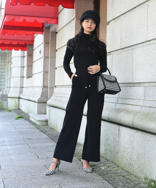 パンツ 美脚ニットワイドパンツ レディース : ZOZOTOWN Yahoo!店