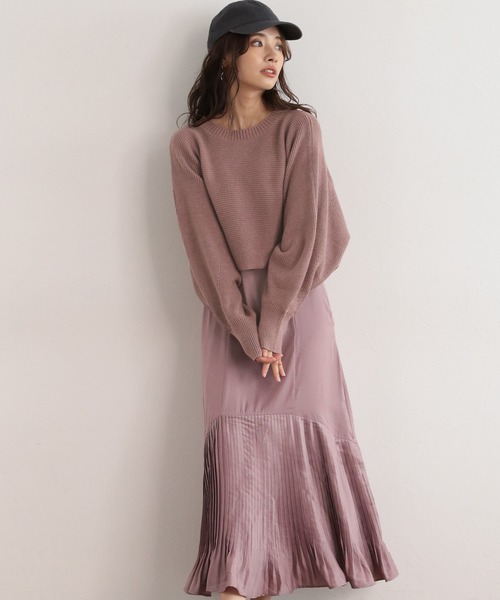 韓国 スーパーショート ニット&キャミワンピース おしゃれ 楽天市場】キャミワンピ（サイズ（S/M/L）S・着丈（スカート