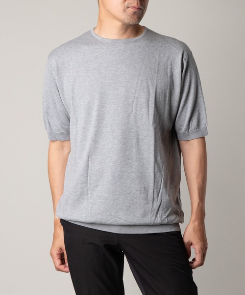JOHN SMEDLEY セーター ニット BELDEN 30 GAUGE SEAISLAND