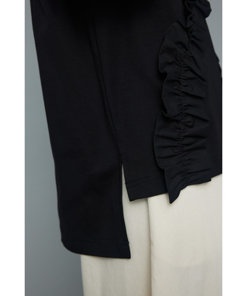 HeRIN.CYE tシャツ Gather attach tops (ギャザー アタッチ