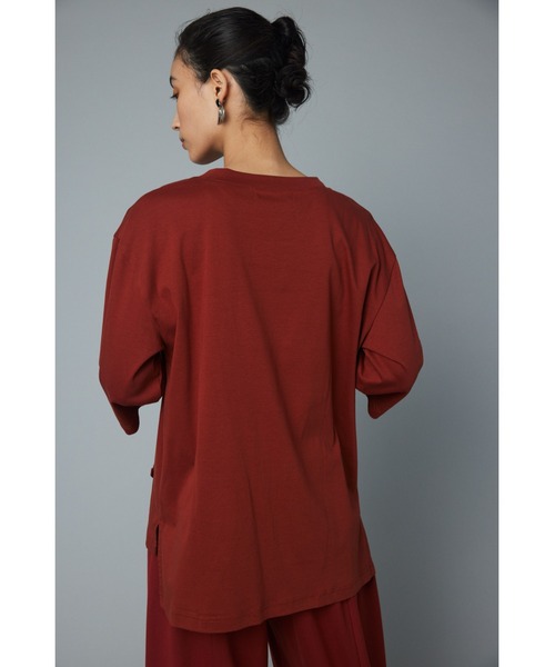 HeRIN.CYE tシャツ Gather attach tops (ギャザー アタッチ