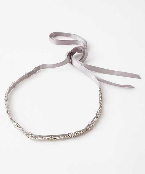 AIMER（エメ） ベルト ビジューリボンベルト レディース : ZOZOTOWN