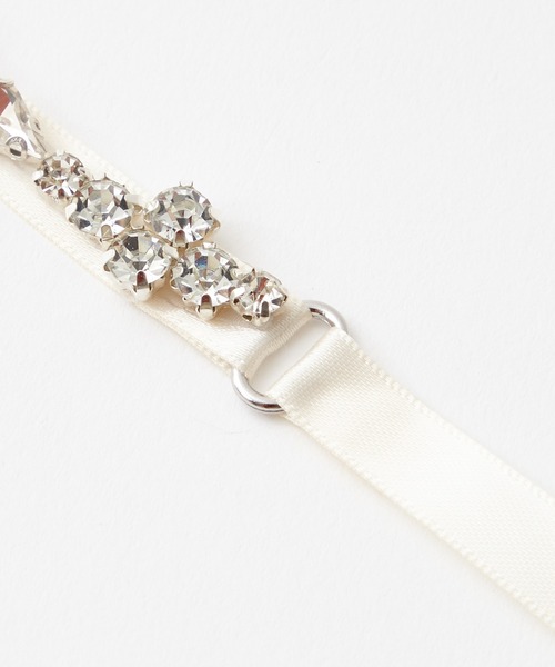 AIMER（エメ） ベルト ビジューリボンベルト レディース : ZOZOTOWN