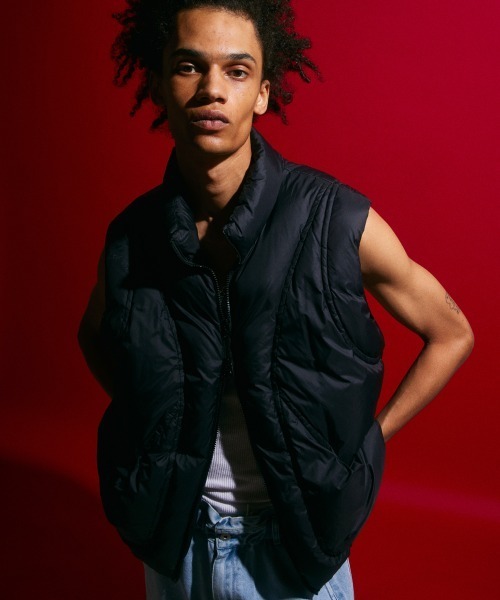 rehacer ダウンベスト ベスト : Shell Puff Down Vest / シェル パフ  