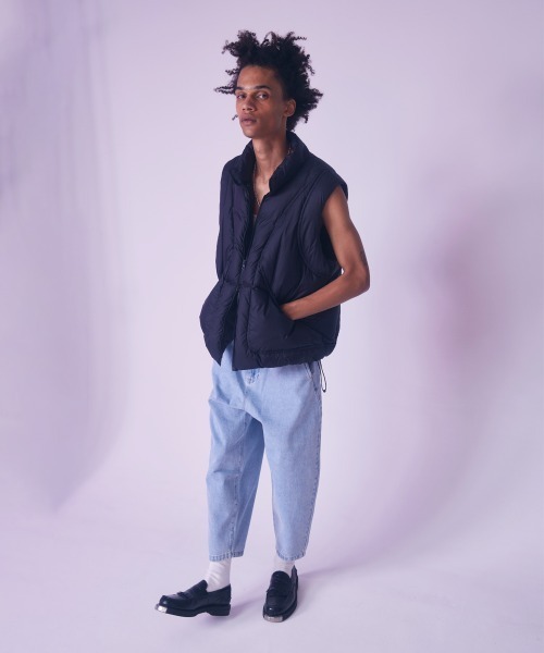 rehacer（レアセル） ダウンベスト ベスト : Shell Puff Down Vest