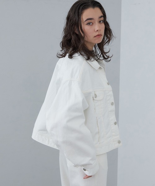 Lee デニムジャケット チャイナカラー チャイナボタン Mサイズ