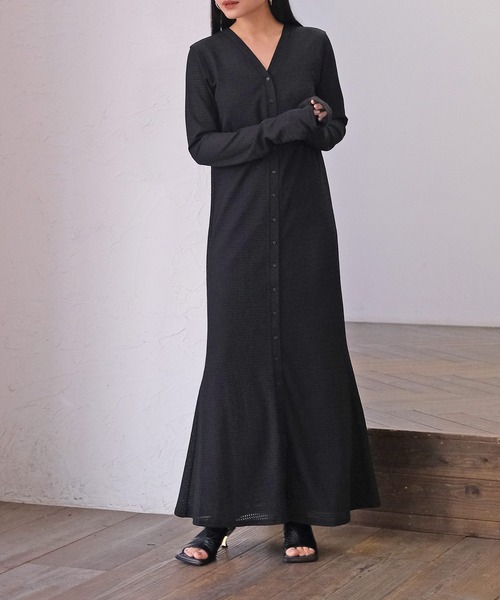AKTE ワンピース 2WAYロングフレアカーディガン : ZOZOTOWN Yahoo!店  