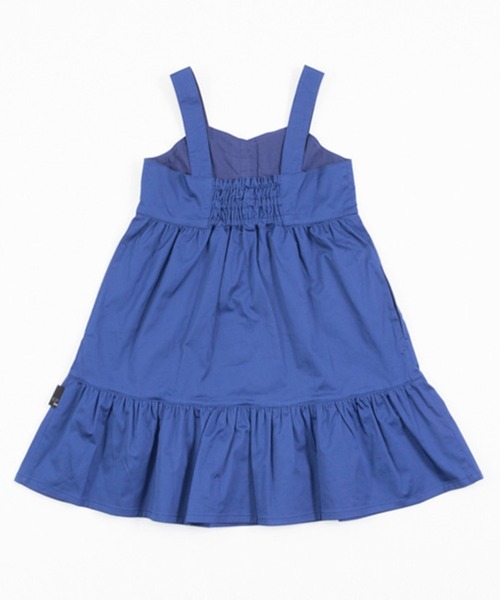 ワンピース ジャンパースカート ストレッチツイルのジャンパースカート  