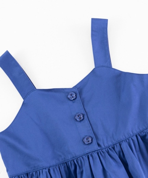 ワンピース ジャンパースカート ストレッチツイルのジャンパースカート  