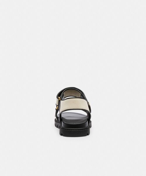 【コーチ】ブリン ロゴ ラフィア ストローサンダル COACH｜【公式】ブリン サンダル | Rakuten Fashion(楽天