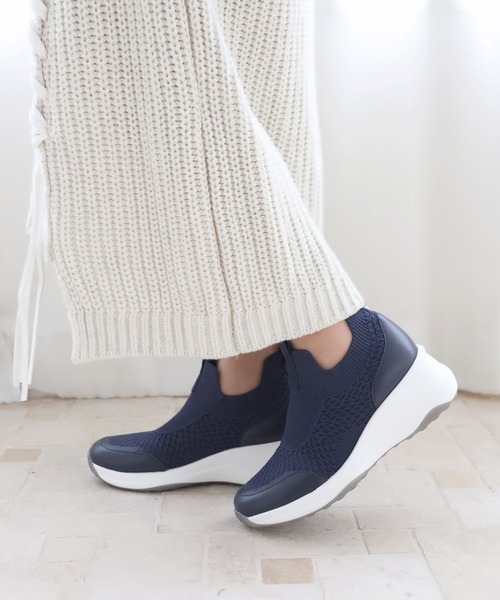 MODE KAORI（モードカオリ） スニーカー 厚底ニットスニーカー/21510