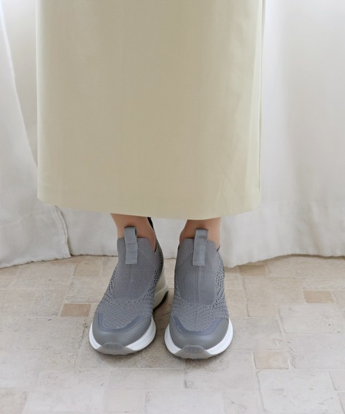 MODE KAORI（モードカオリ） スニーカー 厚底ニットスニーカー/21510