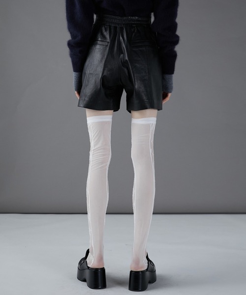 PRANK PROJECT パンツ レザーショーツ / Leather Shorts