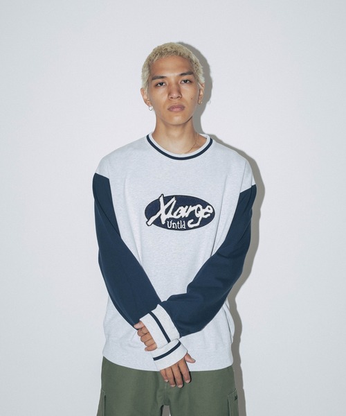 XLARGE トレーナー スウェット RETRO CREWNECK SWEATSHIRT