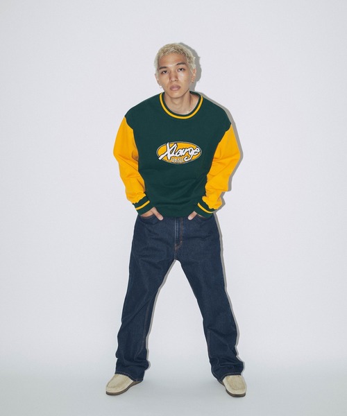 完売必須 XLARGE RETRO CREW NECK スウェット 早い者勝ち XLARGE トレーナー スウェット RETRO CREWNECK SWEATSHIRT