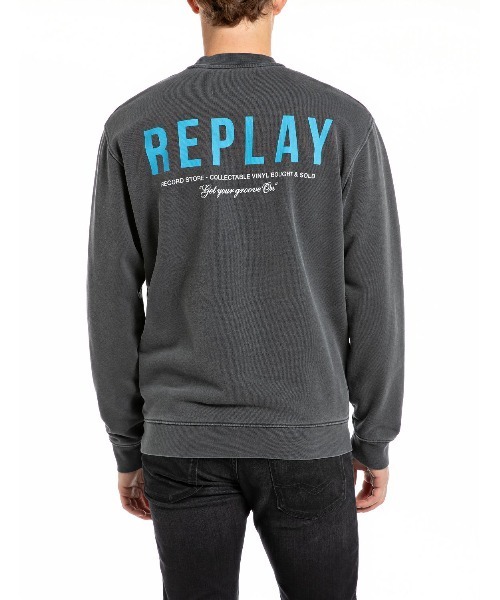REPLAY（リプレイ） トレーナー スウェット バックプリントガーメント 