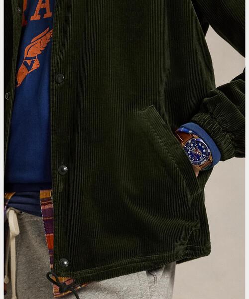 大人気◎ ポロ ラルフローレン コーデュロイ ジャケット ブルゾン L〜XL相当 POLO RALPH LAUREN ブルゾン アウター コーデュロイ コーチ