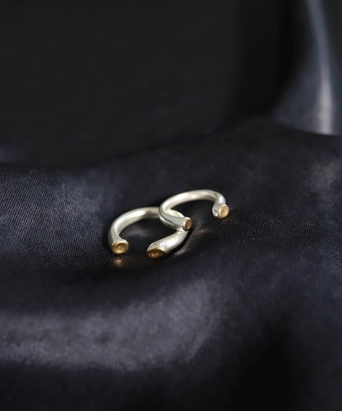 TEN. 指輪 リング SILVER925 18KGP イコールリング(18号〜22号) メンズ