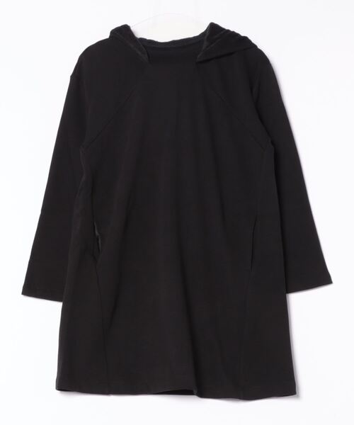 tシャツ レイヤードカラーチュニックプルオーバー レディース