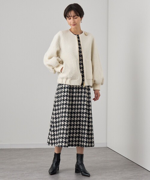 ANAYI（アナイ） ブルゾン アウター アルパカリバーパフブルゾン