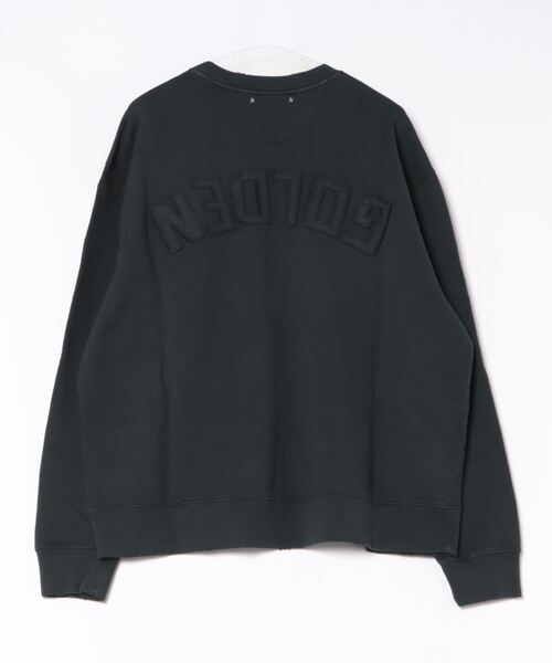 トレーナー スウェット スウェットシャツ（ウォッシュドブラック） バックに逆さまのロゴ - Jersey Capsule メンズ レディースの画像