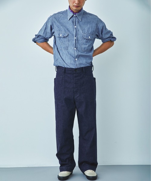 『Sewing Chop O'alls』（34）青/パンツ/ジーンズ/ロング丈 Sewing Chop O'alls』（34）青/パンツ/ジーンズ/ロング丈 - メルカリ