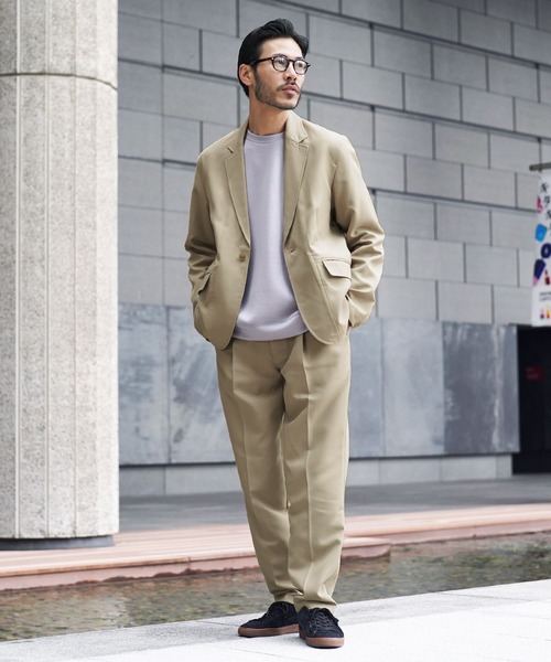 JIGGYS SHOP（ジギーズショップ） ワイドパンツ スラックス ポリツイル