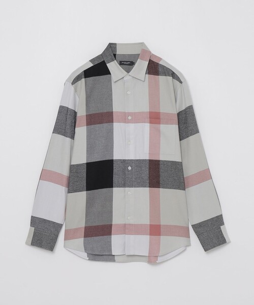 美品✨ BLACK LABEL CRESTBRIDGE 半袖チェックシャツ L 一部店舗限定】クレストブリッジチェックハーフスリーブシャツ