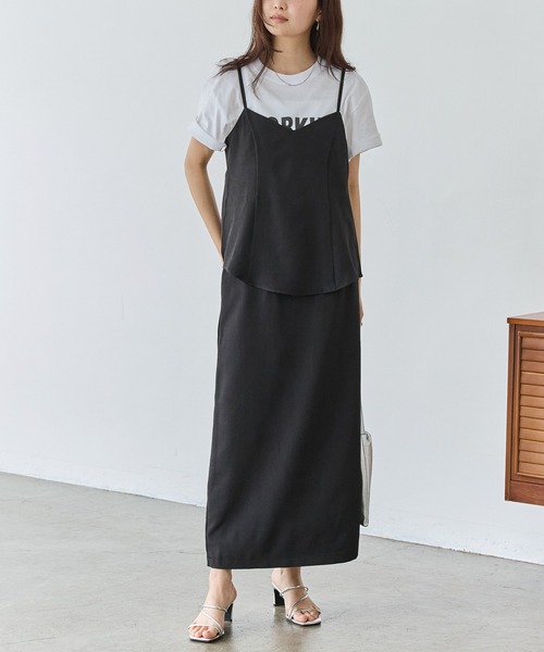 LAVEANGE（ラビアンジェ） ワンピース ビスチェスカートセットアップ