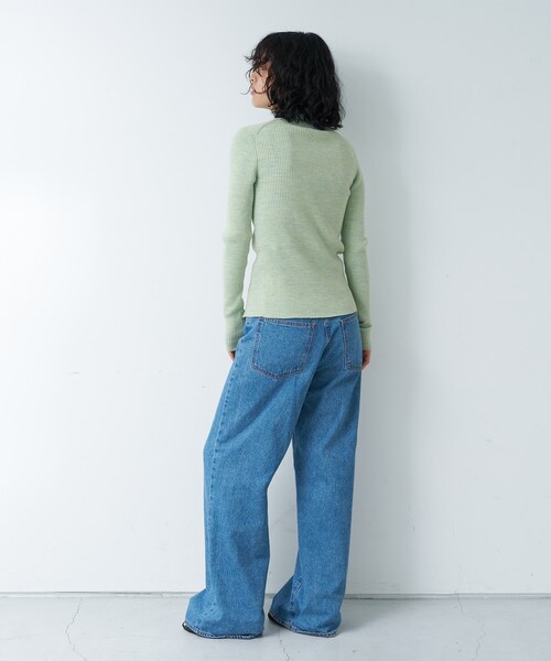カーディガン melange knit pullover レディース カーディガン melange knit pullover レディース