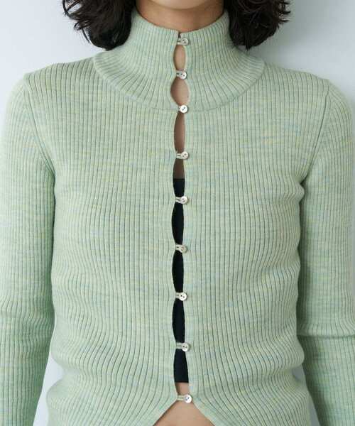 カーディガン melange knit pullover レディース カーディガン melange knit pullover レディース
