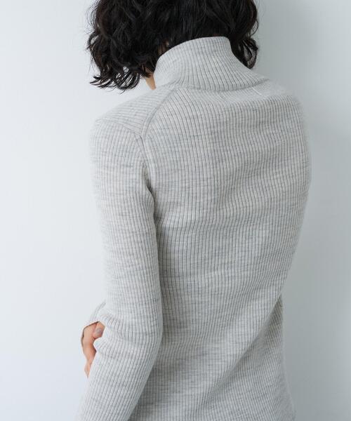 カーディガン melange knit pullover レディース