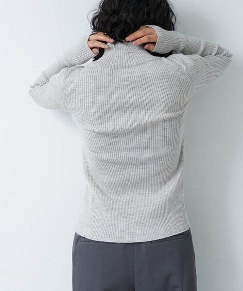 カーディガン melange knit pullover レディース カーディガン melange knit pullover レディース