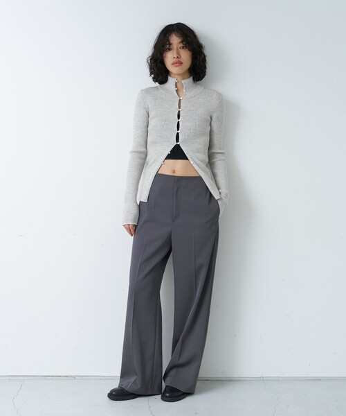 カーディガン melange knit pullover レディース カーディガン melange knit pullover レディース