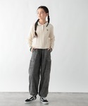 ニット セーター 洗えるポロ襟ニットプルオーバ...の詳細画像2
