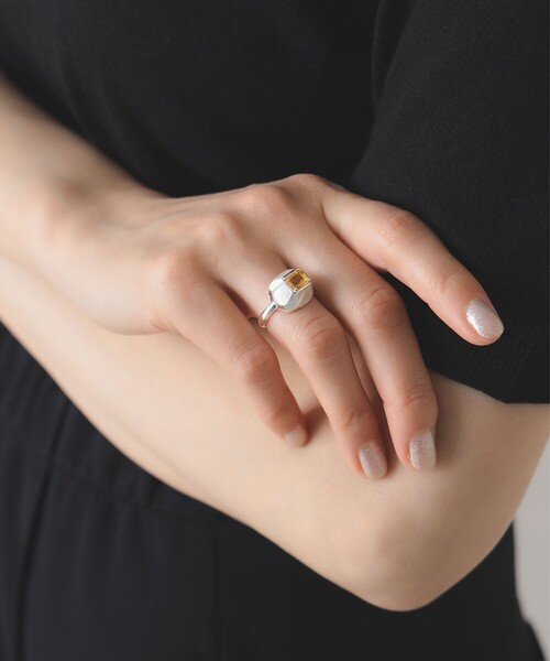 PLOW（プラウ） 指輪 リング PLOW / カモミール シトリン リング