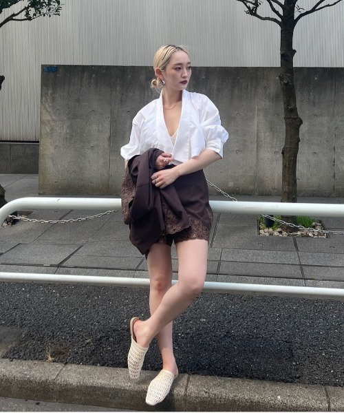 Ameri（アメリ） サンダル MESH FLAT SANDAL レディース : ZOZOTOWN