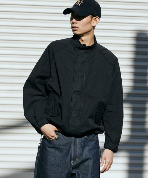 JOURNAL STANDARD 25ss ショートモッズ ガーメントダイ M黒 JOURNAL STANDARD モッズコート コート ショートモッズ