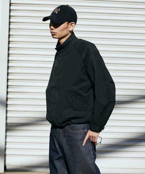 JOURNAL STANDARD 25ss ショートモッズ ガーメントダイ M黒 JOURNAL STANDARD モッズコート コート ショートモッズ
