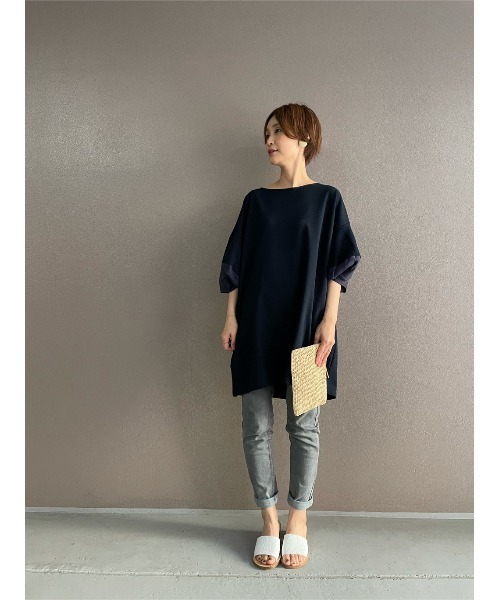 BEARDSLEY ライトグレー 半袖Tシャツ BEARDSLEY 「BEARDSLEY」 半袖カットソー FREE ライトグレー