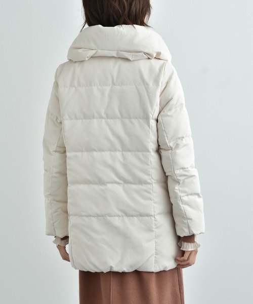 「INTERPLANET」 ダウンジャケット MEDIUM グレイッシュベージュ レディース_画像5