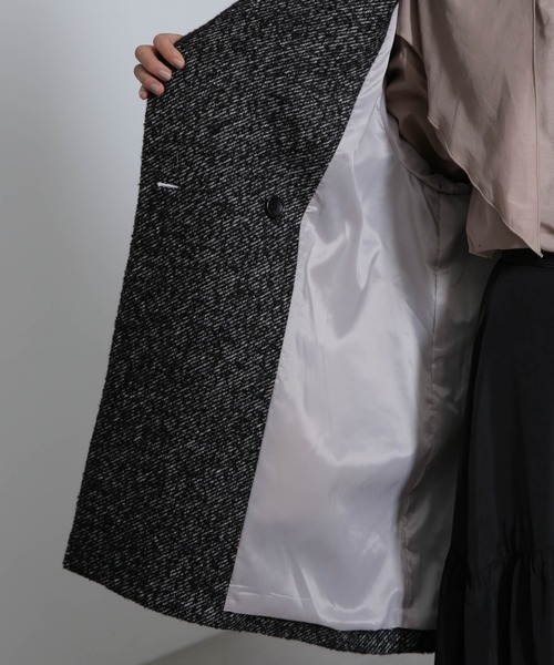 NANO universe（ナノ・ユニバース） チェスターコート FREE カーキ