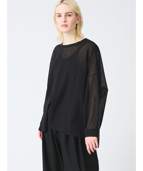 tシャツ mizuiro ind クルーネックT レディース mizuiroind tシャツ mizuiro ind ワッシャーボイルクルーネック