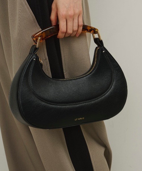 Le Vernis ハンドバッグ LE VERNIS(ル・ベルニ)Marble horn bag