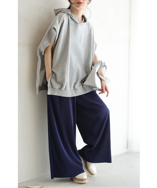 KJさま cawaii パンツ 重ね着楽しむ プリーツパンツ レディース : ZOZOTOWN