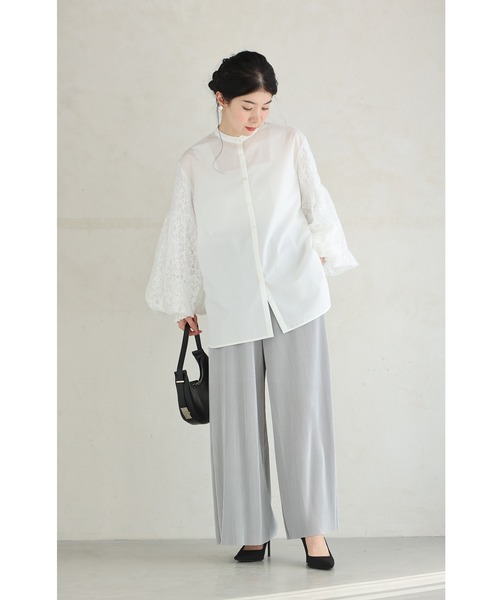 KJさま cawaii パンツ 重ね着楽しむ プリーツパンツ レディース : ZOZOTOWN