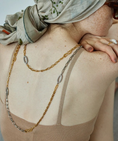 ADER.bijoux（アデル ビジュー） ネックレス FER A CHEVAL multi long 